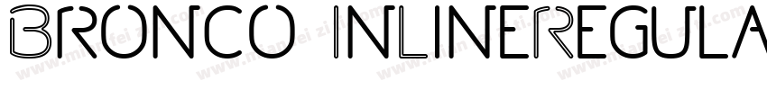 Bronco InLineRegular字体转换